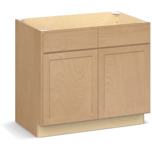 RELIABILT Parkstone II Sink Base, Wheat Stained, 39" W, 2 Doors, Fully Assembled - 641108 | Lowe's Pro Supply